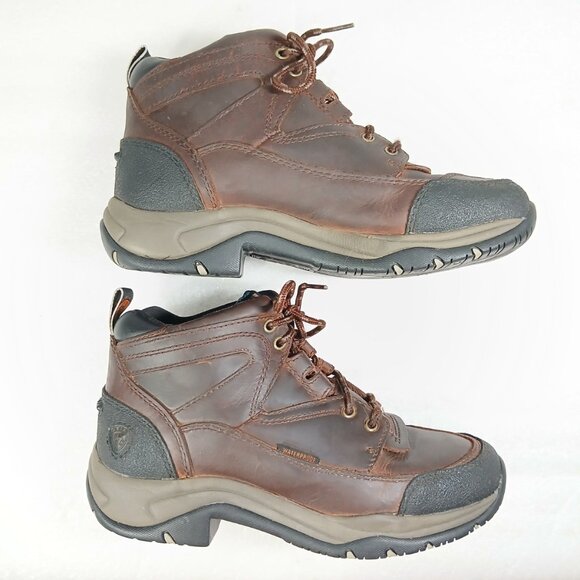 Ariat Terrain H2O Waterproof Leather Hiking Boots Women's 6.5 B Excellent Cond - Picture 1 of 16